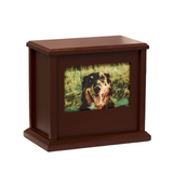 Pearhead Pet Photo Urn Espresso