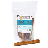 Natural Dog 6in Thick Bully Stick Odor Free 16oz