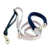Dolans Double Handle Service Leash 5/8in Reflective