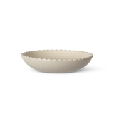 Fringe Scalloped Edge Cat Saucer Bowl