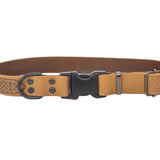 Euro Dog Tan Celtic Sport Quick Release Leather Collar