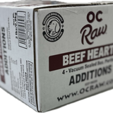 OC Raw Dog Frozen Beef Hearts
