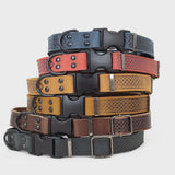 Euro Dog Coral Celtic Sport Quick Release Leather Collar