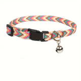 Adjustable Cat Collars With Bell Asst