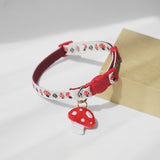 Mokka Adjustable Mushroom Cat Collar