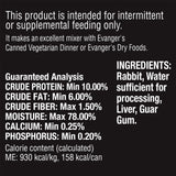 Evangers GF Dog/Cat Rabbit 6oz