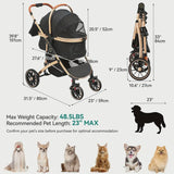 3 in 1 Dlx Stroller with Removeable Carrier with Bag