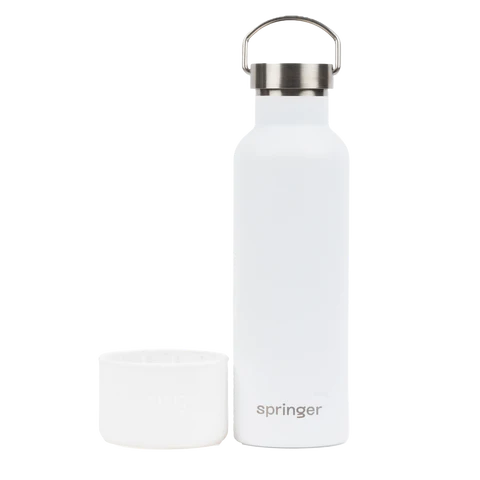 Springer Travel Bottle Dog & Me White