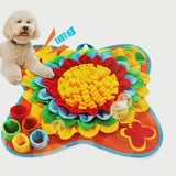 Dog Snuffle Mat Slow Feeder Red