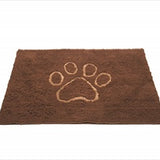 Dirty Dog Doormat Mocha Pawprint Large