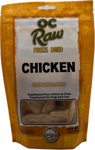 OC Raw Dog Freeze Dried Chicken Nuggets 4oz