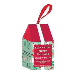 Bocce's Cat Treat/Ornament Merry Fish-mas 1oz