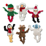 HuggleHounds Santa's Workshop Wee Huggles Assorted Dog Toy