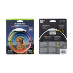 NiteHowl Max dog safety collar packaging with a dog illustration on a white background