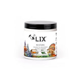 LIX Restore organic six mushroom extract powder container on a white background