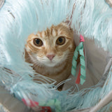 SmartyKat Fringe Frenzy Cat Activity Tunnel