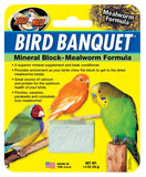 Zoo Med Bird Banquet Mealworm Formula Mineral Blocks