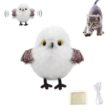 White Tit Rechargeable Flapping Cat Toy
