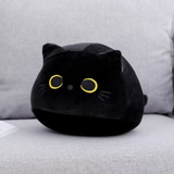 Black Cat Cartoon Pillow