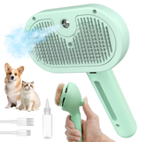 Steamy Grooming Brush Green