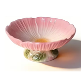 Ceramic Elevated Flower Pet Bowl