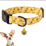 Yellow Bees Adjustable Collar