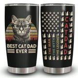 Best Cat Dad Ever Stainless Steel Tumbler