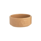 Cane Letter Cat Bowl Peach