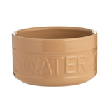 Cane Letter Water Bowl Peach