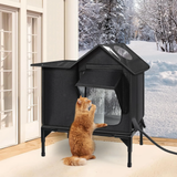 Outdoor Elevated Heated Cat House