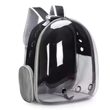 Adjustable Backpack Large Window Pet Carrier Black