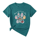 Love and a Dog Floral Pawprint Shirt Peacock