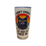 Cat Dad Life Stainless Steel Tumbler 20oz