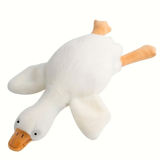 White Goose Plush Dog Toy