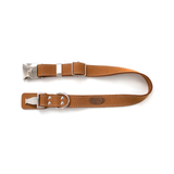 Euro Dog Pro Line Quick Release Soft Leather Collar Bark Brown