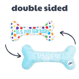 Huxley & Kent Power Plush Its My Barkday Bone