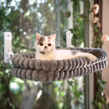 Double Plush Window Cat Perch