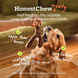 Woof Pet Dog HonestChew Meaty Antler