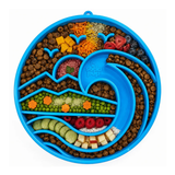 Soda Pup Baja Seafoam Slow Feeder Bowl