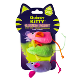 Quirky Kitty Glow Mice 3pk