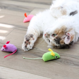Quirky Kitty Glow Mice 3pk