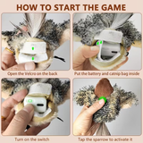 Flapping Bird Rechargeable Sparrow Cat Toy