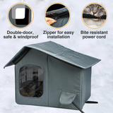 Outdoor Heated Cat House