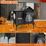 Outdoor Elevated Heated Cat House