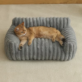 Plush Corduroy Sofa Bed Medium