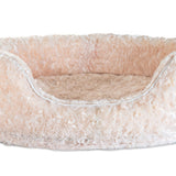 Fur Ultra Plush Faux Fur Oval Lounger Pet Bed
