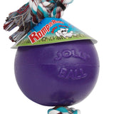 Jolly Pets Romp N Roll Ball Purple 6in