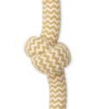 Mammoth Flossy Chews EXTRA PB Scented Dog Toy 3 Knot Tug