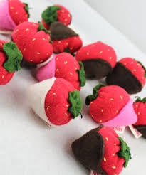 Miso Catnip Dipped Strawberries