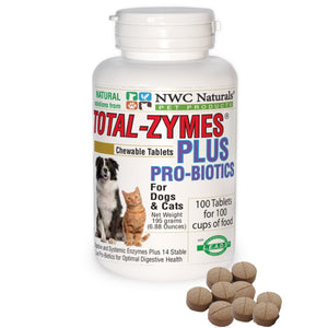 NWC Naturals Total-Zymes Plus Combo Lg Pet 100 Count